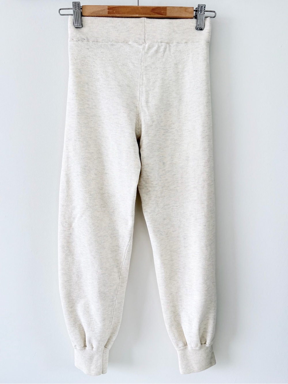 Wilfred Free Aritzia ECOVERO Knit Jogger Pants Cream High Rise XXS Lounge - Picture 8 of 15